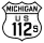 US Highway 112S marker