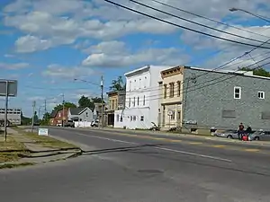 U.S. Route 11 through DeKalb Junction.