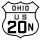 U.S. Route 20N marker