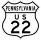 U.S. Route 22 Alternate marker