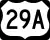 U.S. Highway 29A marker