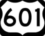 U.S. Route 601 marker