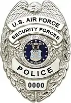 Department of the Air Force Police Badge (Civilian)