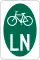 Lake Norman Bicycle Route marker