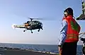 The Pakistan Navy's Alouette III launched during the Coalition Maritime Campaign in the Persian Gulf in 2004.