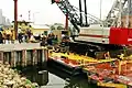 Link-Belt crane on US Navy docks