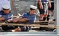 Royal Navy sailor with British seaman's cap