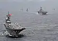 On exercise with a US Navy Wasp-class amphibious assault ship