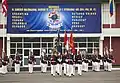 Members of the Peruvian Marine Drill Team Ancon Marine Base