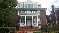 The Zeta Tau Alpha house at the University of Virginia.