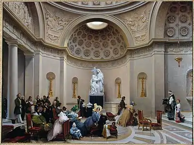 Mass in the Chapelle expiatoire designed by Pierre-François-Léonard Fontaine