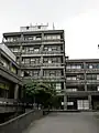 The Lahnberge Campus is dedicated to the natural sciences. The image shows the Multiple Purpose Building, home of the Departments of Mathematics and Computer Science, as well as laboratories for research into material sciences and physical chemistry