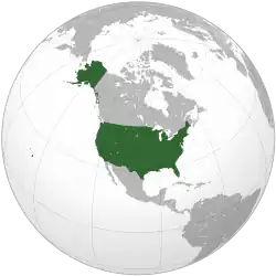 United States (orthographic projection)