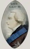 George III portrait brooch