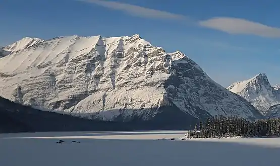 Mount Lyautey, summit in upper left