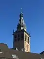 Upper bell tower of church