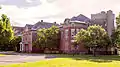 Front view of the Utica Psychiatric Center Doctors House.