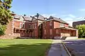 The rear of the Utica Psychiatric Center Doctors House.