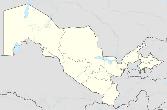 Toʻrtkoʻl is located in Uzbekistan