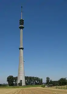 The communications tower in Sint-Pieters-Leeuw