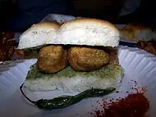 Vada pav from Mumbai