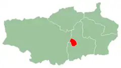 Location of Antsirabe in Vakinankaratra