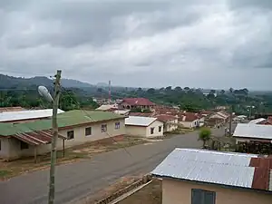 Vakpo as seen from the E.P. chapel.