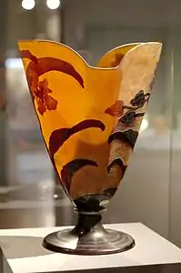 Orchid branch vase by Émile Gallé (1900)