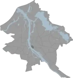 Location of Vecpilsēta in Riga