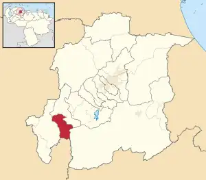 Location in Yaracuy