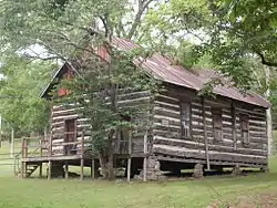 The old log church in Vera Cruz by the cemetery