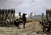 Vercingetorix surrendering to Caesar, 1892