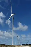 Vestas V126-3.45 MW guyed tower