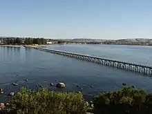 View of Victor Harbor from Granite Island