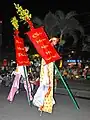 Stilt walking  during Tết Nguyên Đán in Vietnam