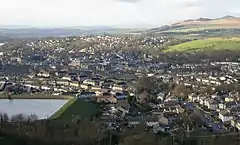 View of Skipton from Skipton Moor