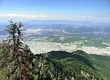 Mount of Mysian Olympus (Uludağ in Turkey, with view over Bursa), where Saint Joannicius withdrew and accomplished his ascetic feats as a hermit. The mountain is still known as Keşiş Dağı, "Mountain of Monks"