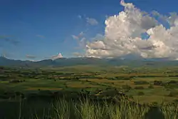 View of the Sierra Madres from Cabagan