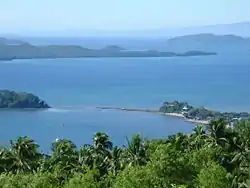 View of San Dionisio from east from Mount Opao on Sicogon island