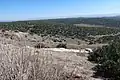 View towards the east, from atop of ruin