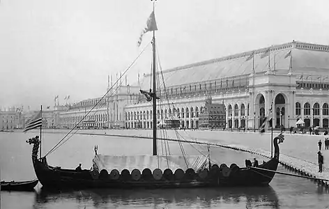 Viking, replica of the Gokstad Viking ship.