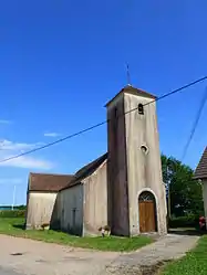 The church in Villeneuve-en-Montagne