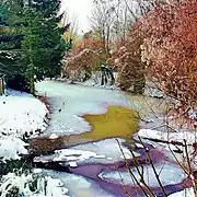 Winter in  Parc du Héron