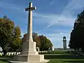 The Cross of Sacrifice and the tower in October 2007