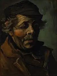 Vincent van Gogh, Head of a Peasant, 1884