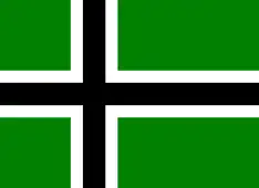 The "Vinland flag", used by American band Type O Negative, now a potential White Supremacist logo.