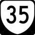 State Route 35 marker