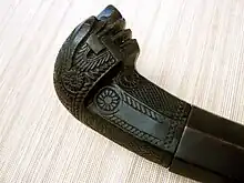 Visayan tenegre buffalo horn hilt