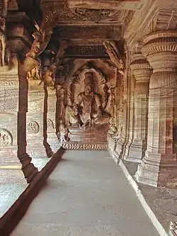 Vishnu image in Cave temple No. 3