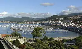 View of the port from the Montereal castle.